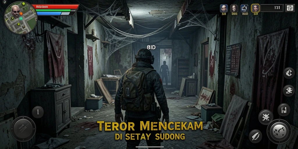 Gameplay menegangkan dari 8ID dengan suasana horror yang mencekam.