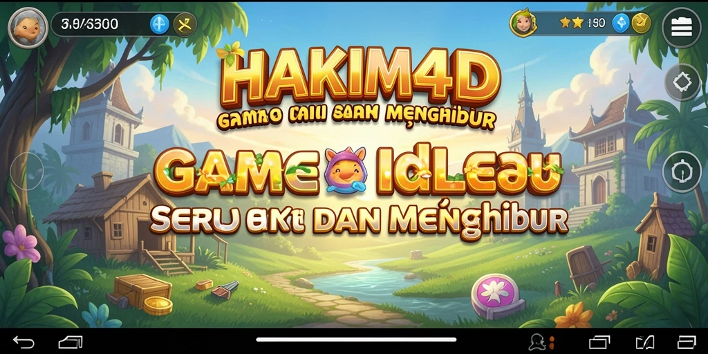 Tampilan gameplay HAKIM4D yang menarik dan menghibur.