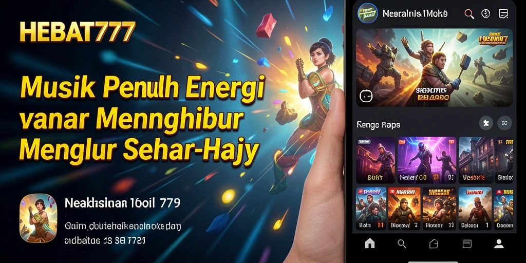 Gameplay HEBAT777 yang seru dan interaktif dengan musik.