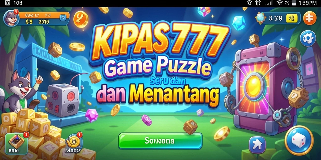 Tampilan seru gameplay puzzle di KIPAS777 dengan beragam tantangan.