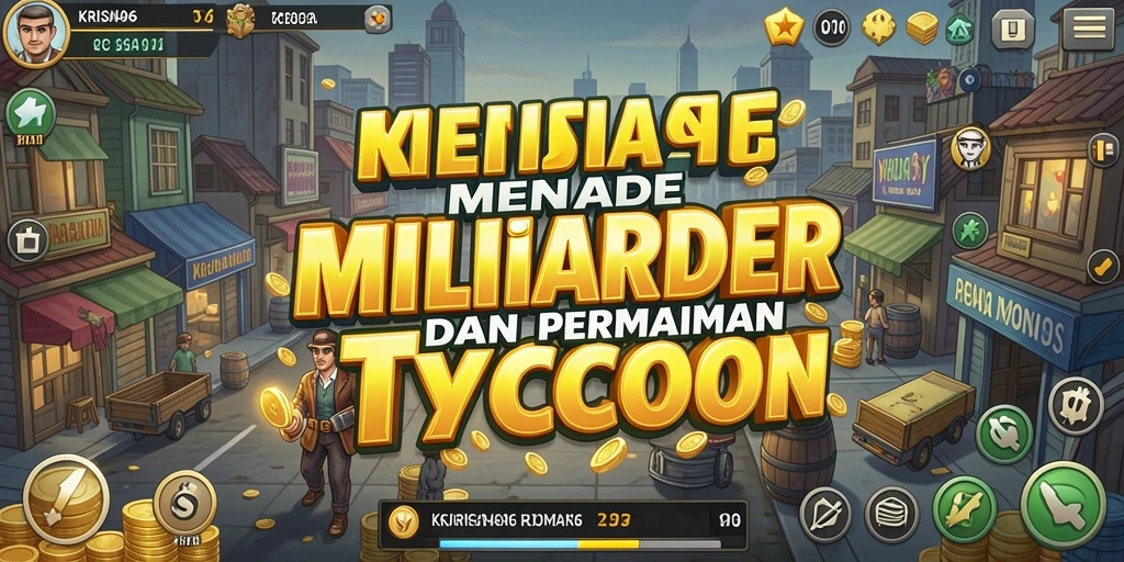 Screenshot gameplay KRISNA96 dengan interaksi Tycoon yang menarik.