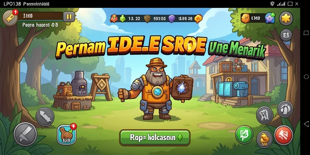 Tampilan gameplay menarik dari LPO138 saat berjalan otomatis.