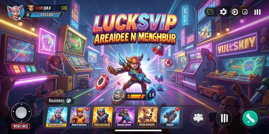Tampilan gameplay <strong>LUCKSVIP</strong> yang menegangkan dan menarik.