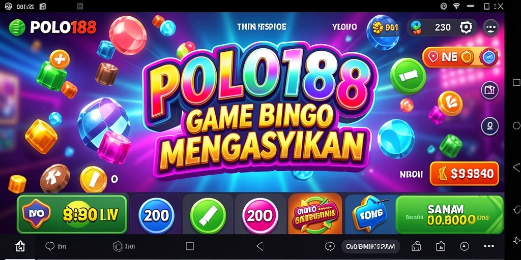 Tampilan gameplay Bingo yang seru di POLO188.
