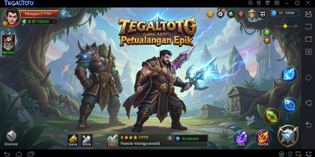 Tampilan gameplay TEGALTOTO yang dinamis dan penuh aksi.